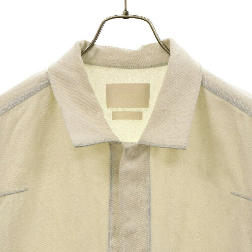 Yoke Size 2 21SS Detachable Pocket Denim Jacket White