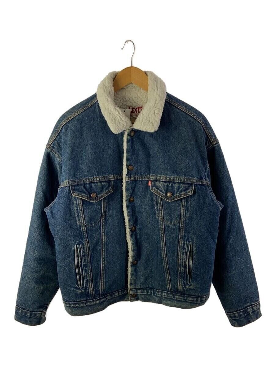 Levi's Boa Denim Jacket Indigo 80s Marked 527 Men Size L Good Condition