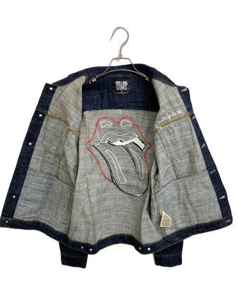 The Rolling Stones Back Patch Denim Jacket Denim Jacket Good Condition