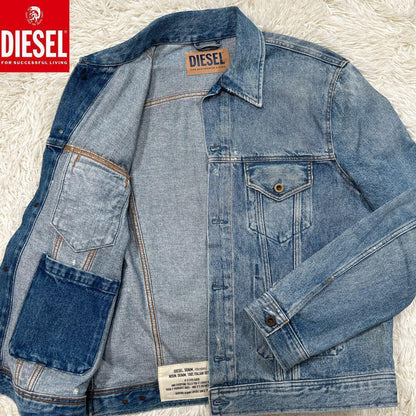 Diesel Denim Jacket Cotton Men Size XL Rare Excellent Condition