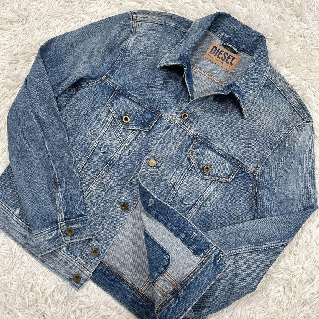 Diesel Denim Jacket Cotton Men Size XL Rare Excellent Condition