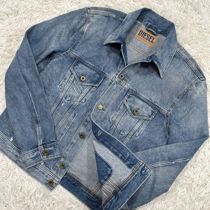 Diesel Denim Jacket Cotton Men Size XL Rare Excellent Condition