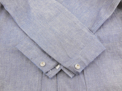 Engineered Garments Workaday No Collar Denim Jacket Size S