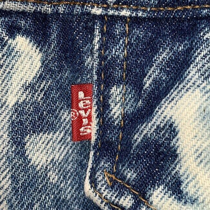 Levi's Denim Jacket 80's-90's Vintage 70507-0219 Engraved 777 Trucker G Jean Out