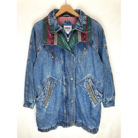 Current Seen Denim Jacket Cotton Raglan Long Jumper Native Old Clothes