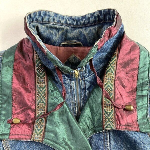 Current Seen Denim Jacket Cotton Raglan Long Jumper Native Old Clothes