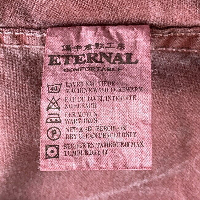 Eternal Denim Jacket G Jean Outerwear Plain Colored Multi-Pocket Made In Japan A