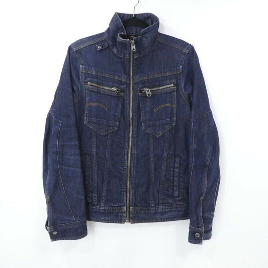 G-Star Raw Arc Zip 3D Slim Jkt Denim Jacket Indigo Size XS F094