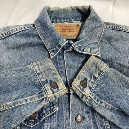 Levi's Denim Jacket 90's Vintage 95 4th Engraved 715 70505-0217 G Jean Trucker O