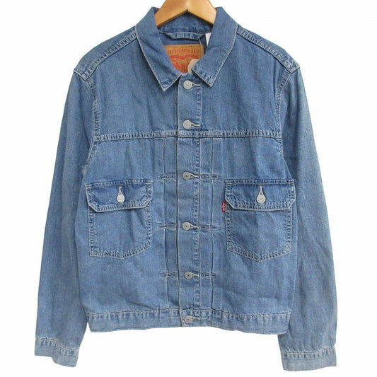 Levi's Tag Denim Jacket G Jean Type2 Trucker Indigo Blue S Size Gy09 Vector Old