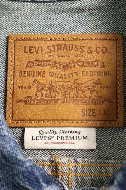 Levi's Size XXL Pc9-A9518-0000 First Denim Jacket Blue 101052 Bs99 Men's Bb187