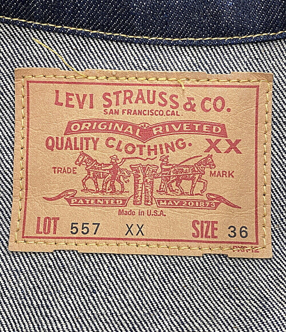 Levi's Denim Jacket 557Xx Valencia Factory Made In USA Men's Size 36 Levi S