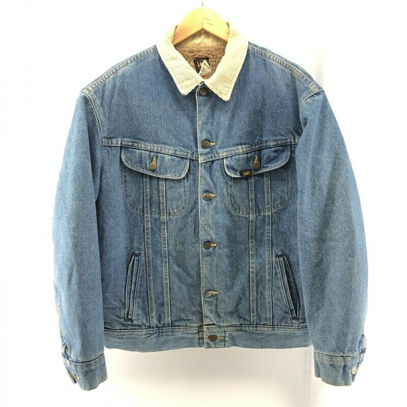 Lee 80S Denim Boa Jacket Size M Indigo 24