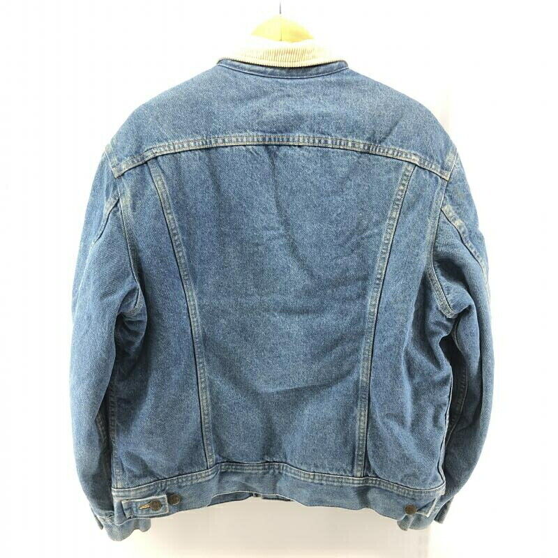 Lee 80S Denim Boa Jacket Size M Indigo 24