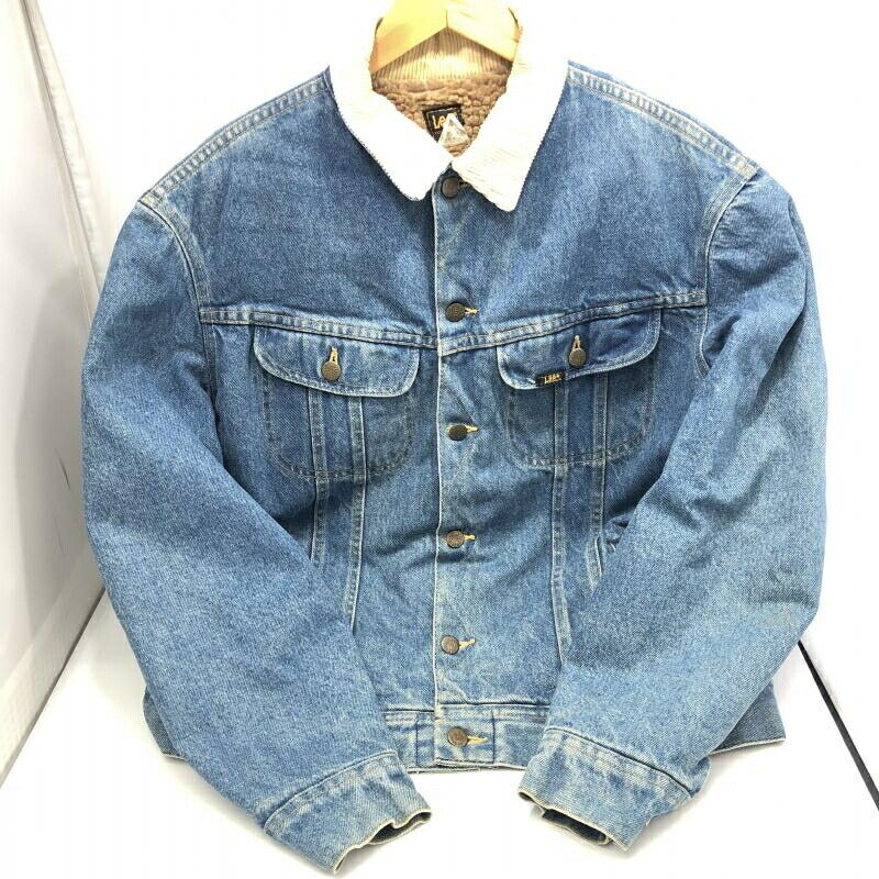 Lee 80S Denim Boa Jacket Size M Indigo 24