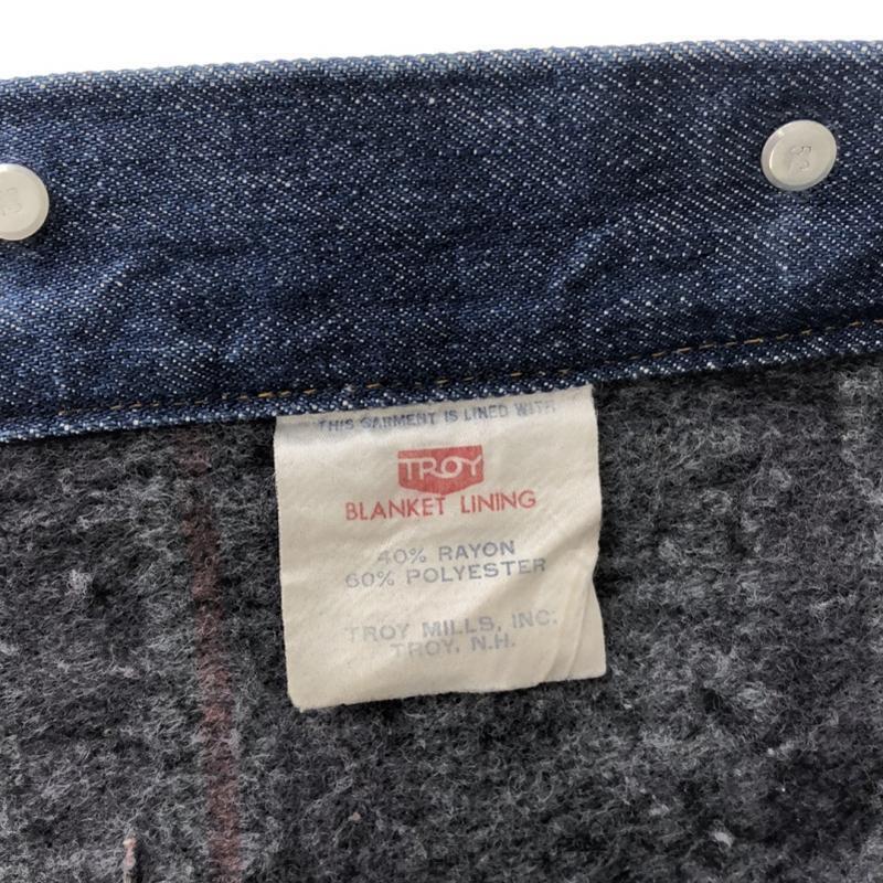 70S Levi's 70505-0317 Denim Jacket With Blanket Liner Size 38 Engraved 52 Small