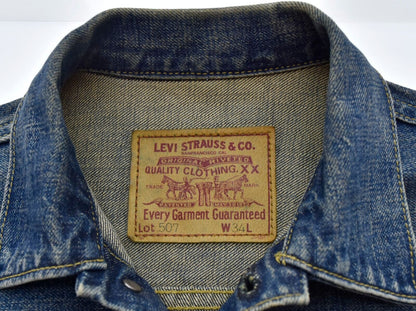 Levi's Big-E Denim Jacket G Jean Blue 71507Xx 34 Plain