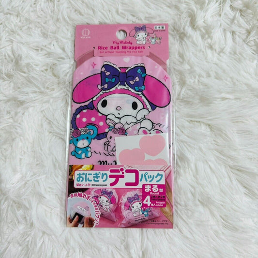 Rice Ball Onigiri Wrappers Deco pack Sanrio Friends Made in JAPAN Daiso