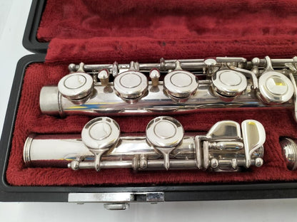 YAMAHA YFL 211S F Flute Nickel Silver plated good condition