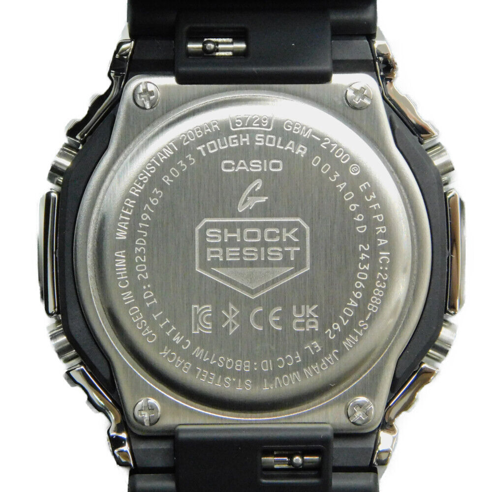 Casio G-Shock Gbm-2100A-1A2Jf Analog Digital Tough Solar 20 Atm Water Resistant