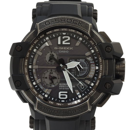 N Casio G-Shock Sky Cockpit GPW-1000V-1AJF Tough Solar Black Dialarm Circumferen