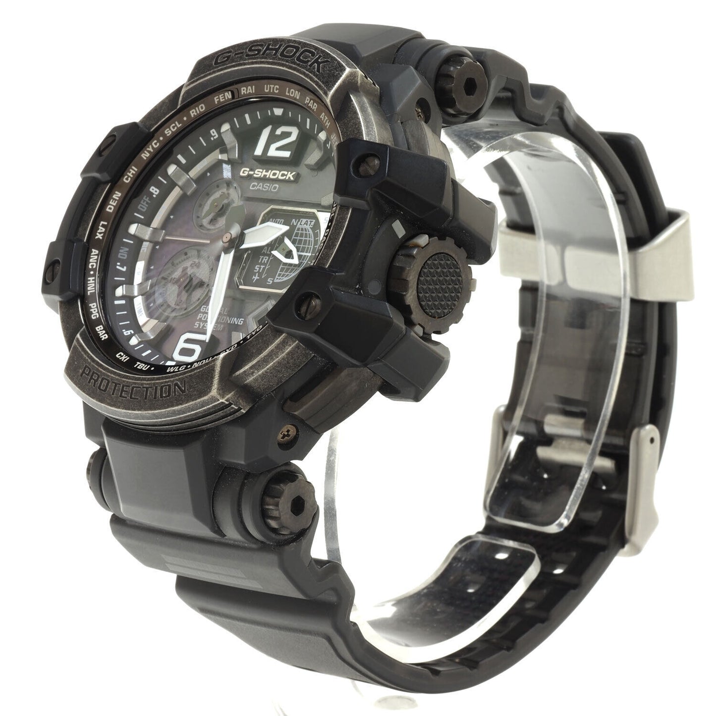 N Casio G-Shock Sky Cockpit GPW-1000V-1AJF Tough Solar Black Dialarm Circumferen