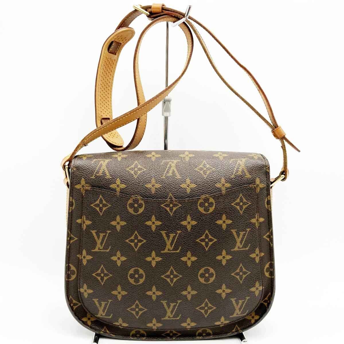 Louis Vuitton Saint-Cloud Gm Monogram Shoulder Bag Crossbody Brown