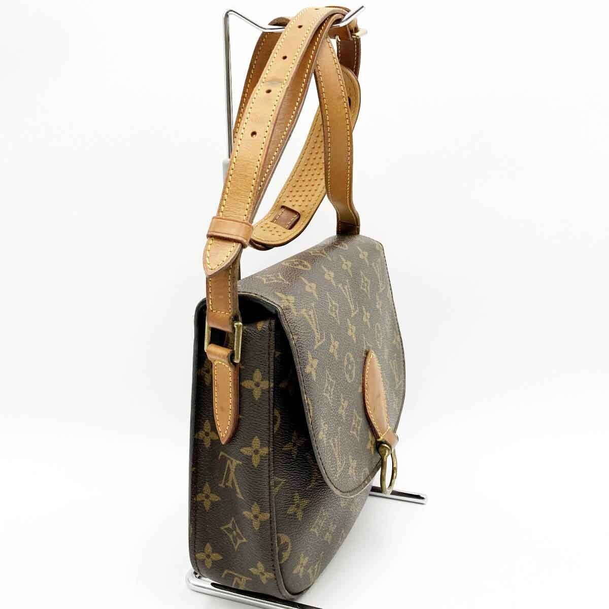 Louis Vuitton Saint-Cloud Gm Monogram Shoulder Bag Crossbody Brown