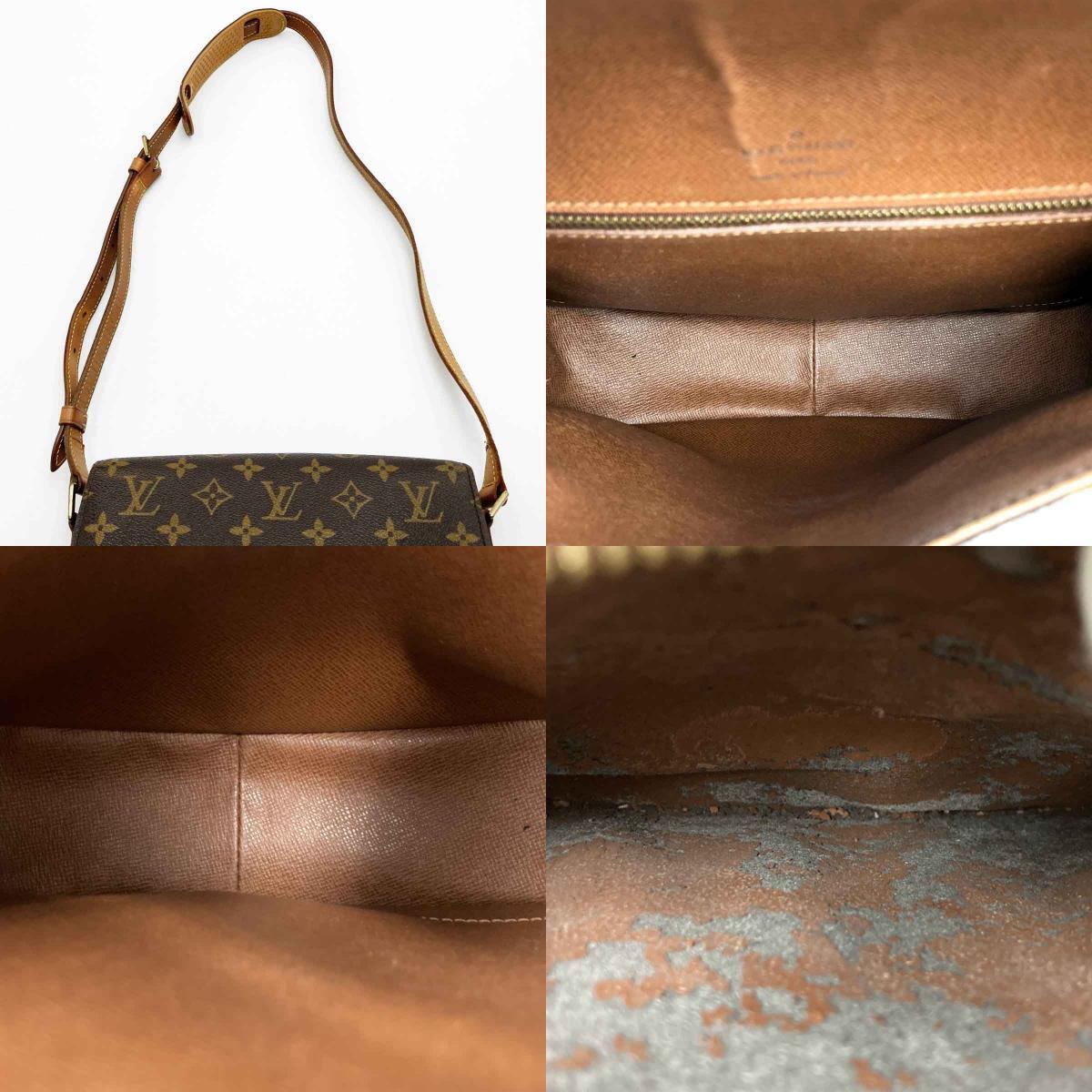 Louis Vuitton Saint-Cloud Gm Monogram Shoulder Bag Crossbody Brown