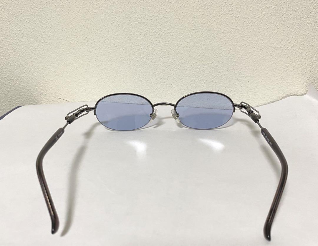 Jean Paul Gaultier 90s Vintage Interlocking Temple Sunglasses Near Mint