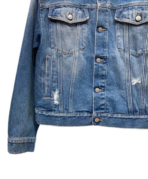 MM6 Maison Margiela Distressed Denim Jacket Denim Jacket