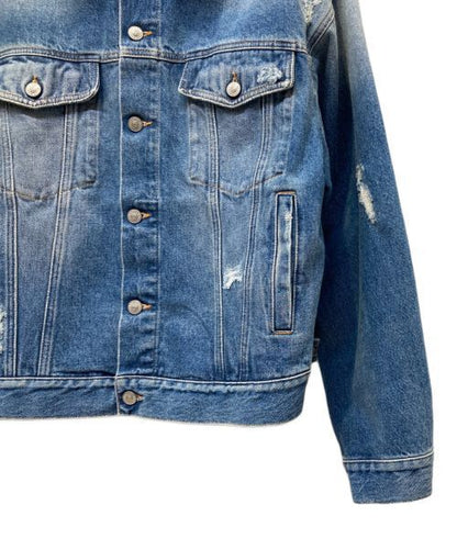 MM6 Maison Margiela Distressed Denim Jacket Denim Jacket