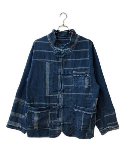 Porter Classic African Cotton Chinese Jacket Denim Jacket