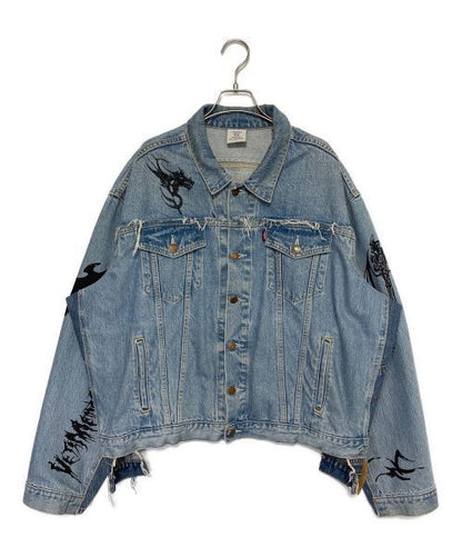 Vetements Tribal Denim Jacket Denim Jacket