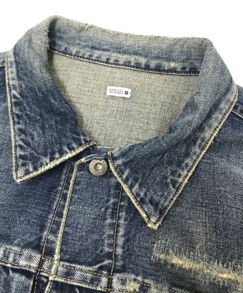 Sequel Damege Denim Jacket Denim Jacket