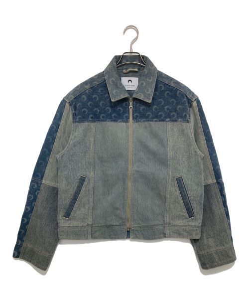 Marine Serre Regenerated Denim Jacket Denim Jacket