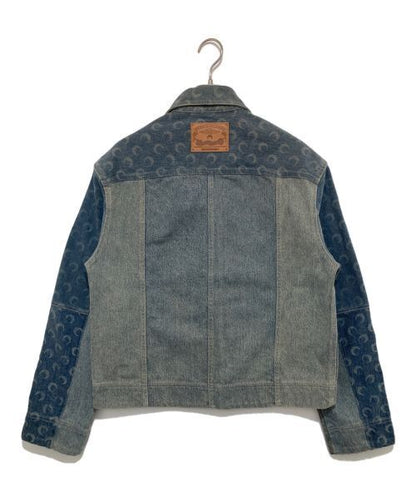 Marine Serre Regenerated Denim Jacket Denim Jacket