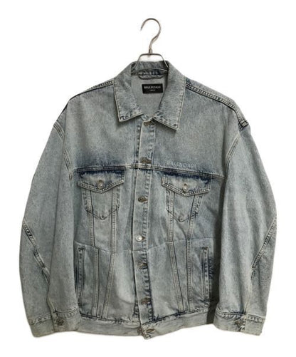 Balenciaga Twisted Sleeve Denim Jacket Denim Jacket