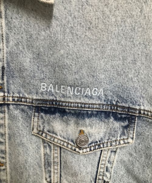 Balenciaga Twisted Sleeve Denim Jacket Denim Jacket