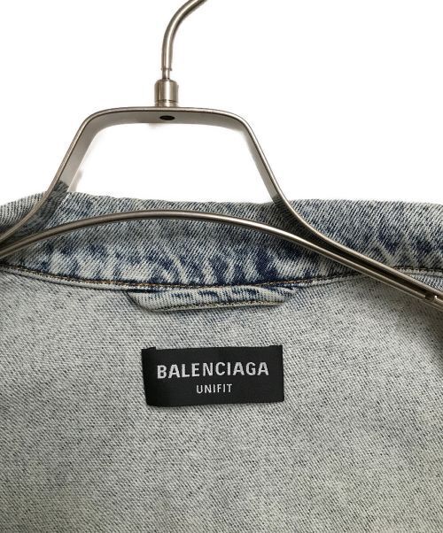 Balenciaga Twisted Sleeve Denim Jacket Denim Jacket