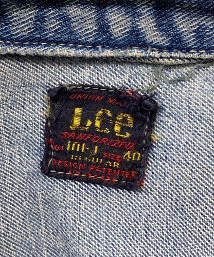 Lee 101-J 50S Red Tag Late Vintage Denim Jacket Denim Jacket