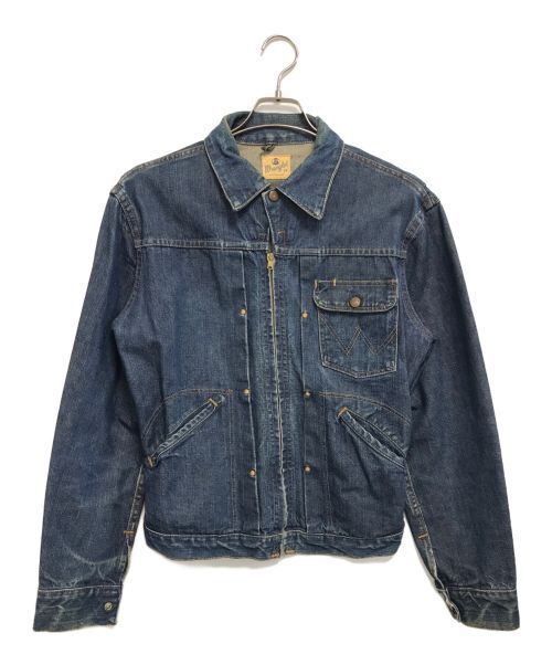 Wrangler 60'S Back Print 11Mjz Denim Jacket Denim Jacket