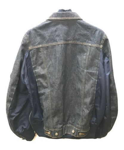 Sacai Collaboration Ma-1 Docking Denim Jacket Denim Jacket