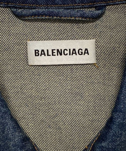 Balenciaga Logo Denim Jacket Denim Jacket