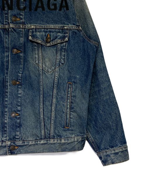 Balenciaga Logo Denim Jacket Denim Jacket