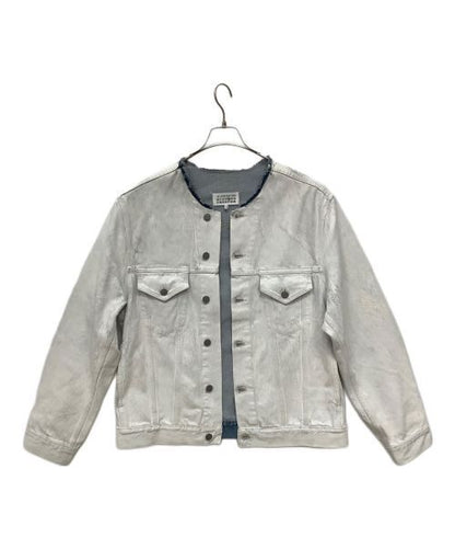 Maison Margiela Bianchette Paint Denim Jacket Denim Jacket