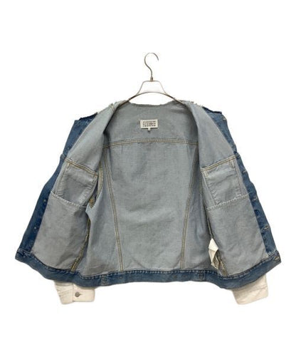 Maison Margiela Bianchette Paint Denim Jacket Denim Jacket