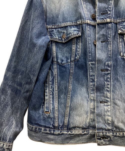 Balenciaga Crushed Denim Jacket Denim Jacket