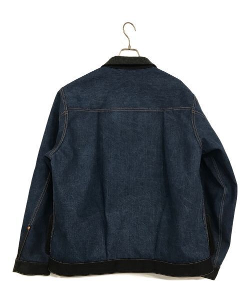 Sacai Chalk Stripe Bonding Jacket Denim Jacket