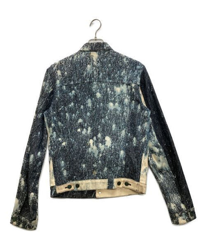 Raf Simons Splash Bleached Denim Jacket Denim Jacket